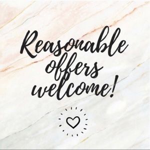 Accepting Reasonable Offers!!